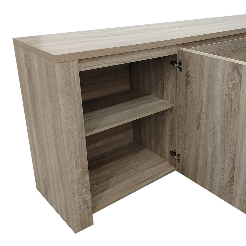 Μπουφές Kalya σε sonoma απόχρωση 220x49x89.5εκ
