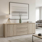 Μπουφές Kalya σε sonoma απόχρωση 220x49x89.5εκ