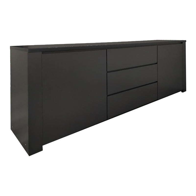 Μπουφές Kalya σε ανθρακί απόχρωση 220x49x89.5εκ