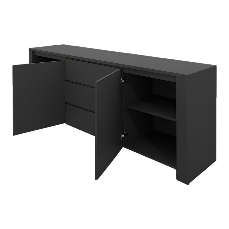 Μπουφές Kalya σε ανθρακί απόχρωση 220x49x89.5εκ