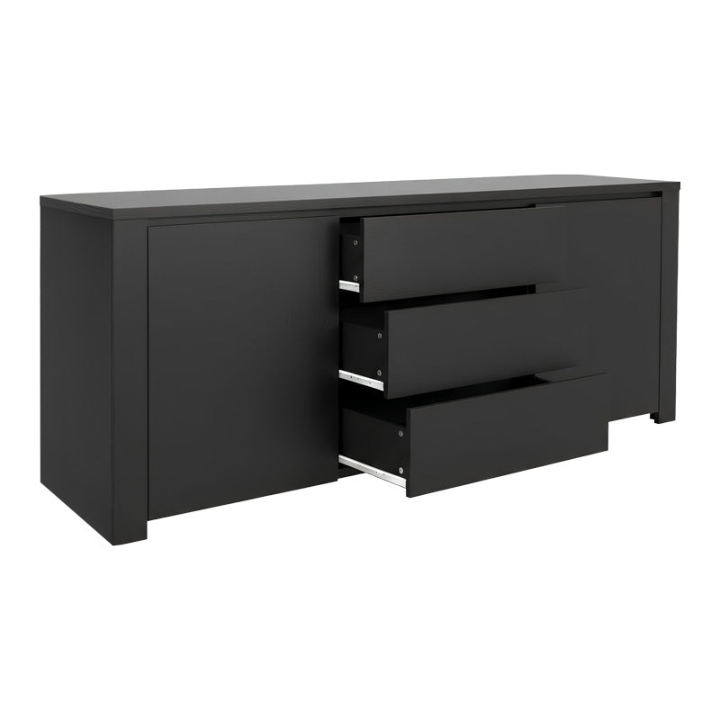 Μπουφές Kalya σε ανθρακί απόχρωση 220x49x89.5εκ
