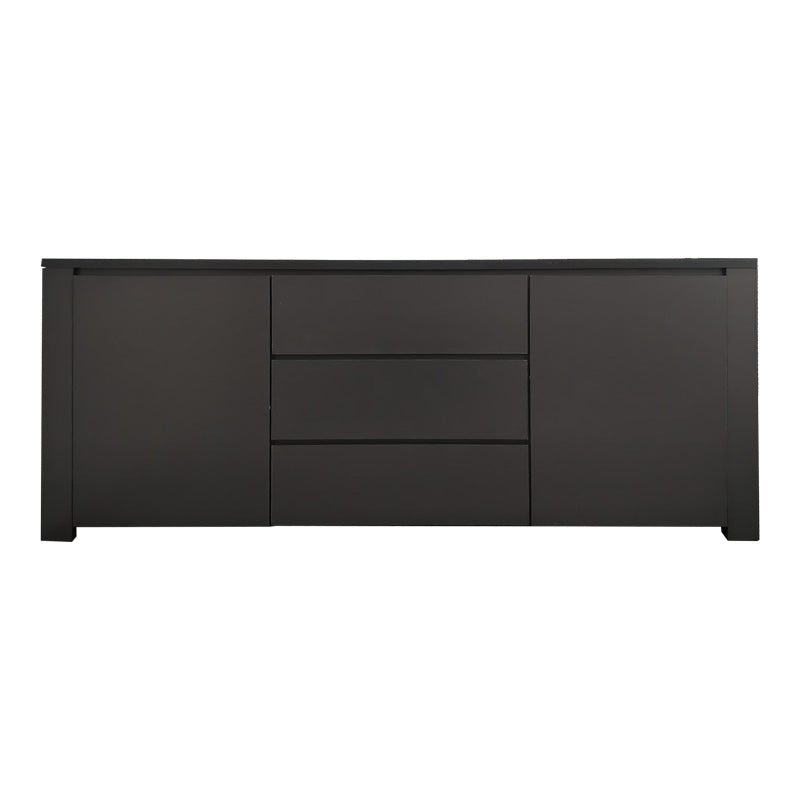 Μπουφές Kalya σε ανθρακί απόχρωση 220x49x89.5εκ