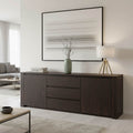 Μπουφές Kalya σε wenge απόχρωση 220x49x89.5εκ