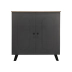 Παπουτσοθήκη-ντουλάπι Cathi σε oak - anthracite απόχρωση 80x34x95εκ