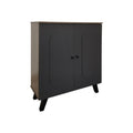 Παπουτσοθήκη-ντουλάπι Cathi σε oak - anthracite απόχρωση 80x34x95εκ