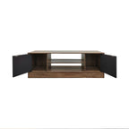 Έπιπλο τηλεόρασης Sasa σε oak-ανθρακί απόχρωση 120x35x41.5εκ
