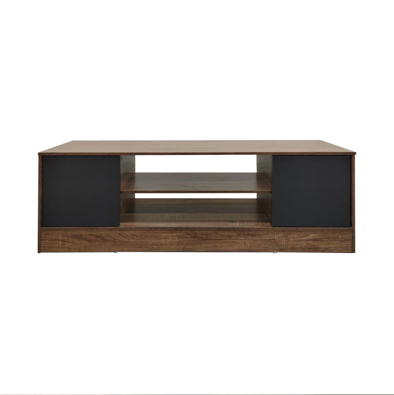 Έπιπλο τηλεόρασης Sasa σε oak-ανθρακί απόχρωση 120x35x41.5εκ