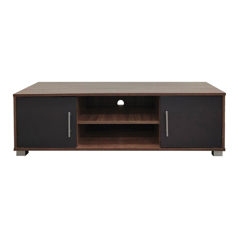 Έπιπλο τηλεόρασης Serank σε oak-ανθρακί απόχρωση 120x40x40εκ