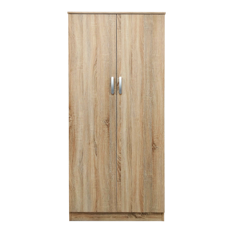 Ντουλάπα δίφυλλη Athos σε Sonoma απόχρωση 80x42x180εκ