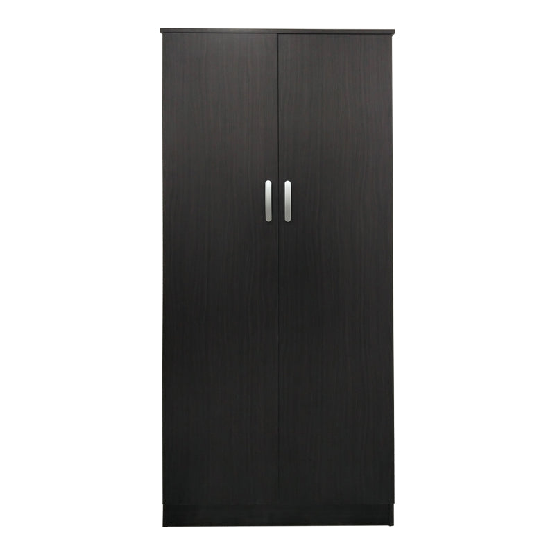 Ντουλάπα δίφυλλη Athos σε wenge απόχρωση 80x42x180εκ