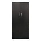 Ντουλάπα δίφυλλη Athos σε wenge απόχρωση 80x42x180εκ