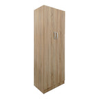 Ντουλάπα δίφυλλη Athos σε sonoma απόχρωση 60x42x180εκ