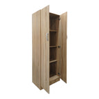 Ντουλάπα δίφυλλη Athos σε sonoma απόχρωση 60x42x180εκ
