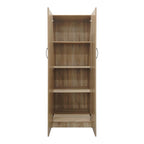 Ντουλάπα δίφυλλη Athos σε sonoma απόχρωση 60x42x180εκ