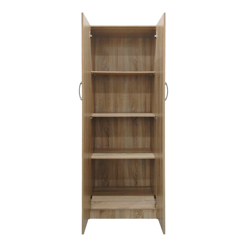 Ντουλάπα δίφυλλη Athos σε sonoma απόχρωση 60x42x180εκ