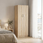 Ντουλάπα δίφυλλη Athos σε sonoma απόχρωση 60x42x180εκ