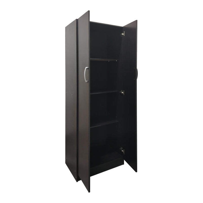Ντουλάπα δίφυλλη Athos σε wenge απόχρωση 60x42x180εκ
