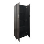 Ντουλάπα δίφυλλη Athos σε wenge απόχρωση 60x42x180εκ
