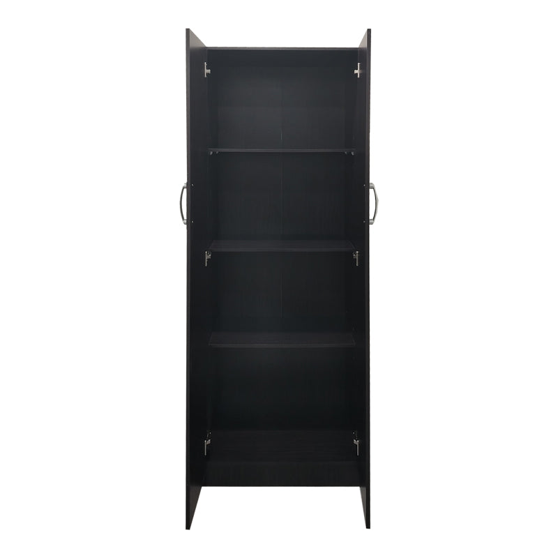 Ντουλάπα δίφυλλη Athos σε wenge απόχρωση 60x42x180εκ