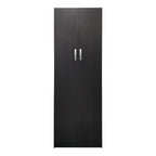Ντουλάπα δίφυλλη Athos σε wenge απόχρωση 60x42x180εκ