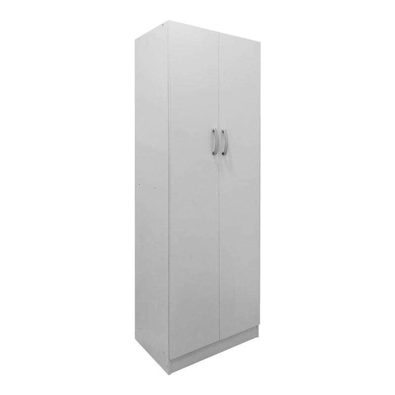 Ντουλάπα δίφυλλη Athos σε λευκή απόχρωση 60x42x180εκ