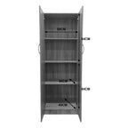 Ντουλάπα δίφυλλη Athos σε sonoma-λευκή απόχρωση 60x42x180εκ