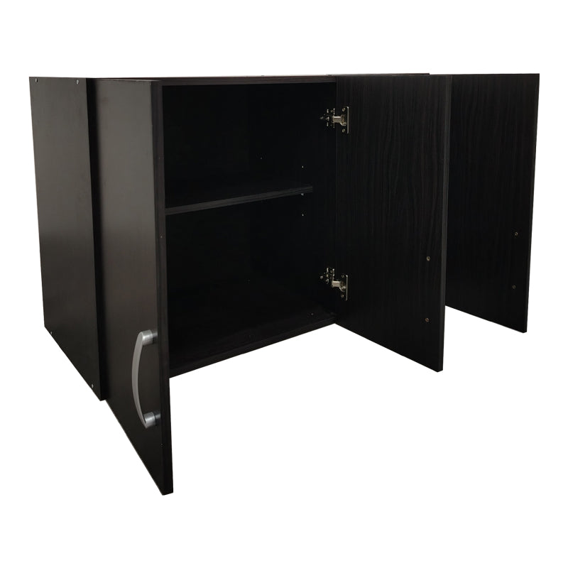 Πατάρι ντουλάπας τρίφυλλο Athos σε wenge απόχρωση 90x41.5x60εκ