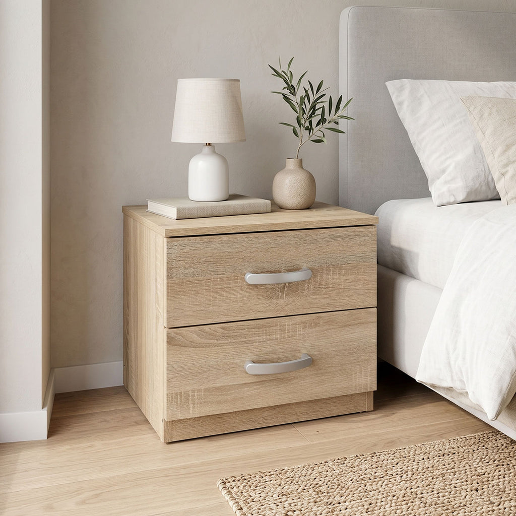 Κομοδίνο Athos σε sonoma απόχρωση 48x40x41.5εκ