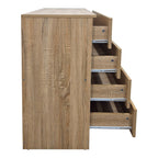Συρταριέρα Athos σε sonoma απόχρωση 80x40x79εκ