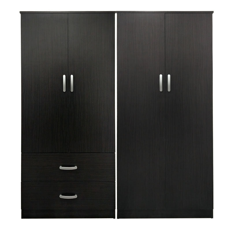 Ντουλάπα τετράφυλλη Athos wenge 160x42x180εκ