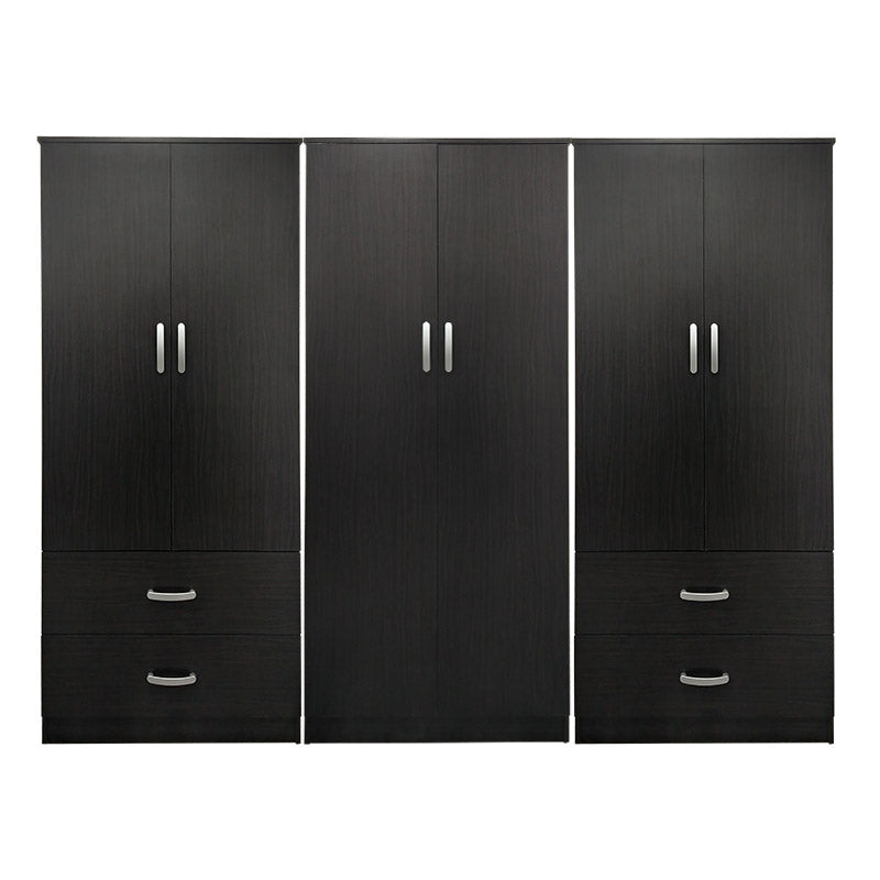 Ντουλάπα εξάφυλλη Athos wenge 240x42x180εκ