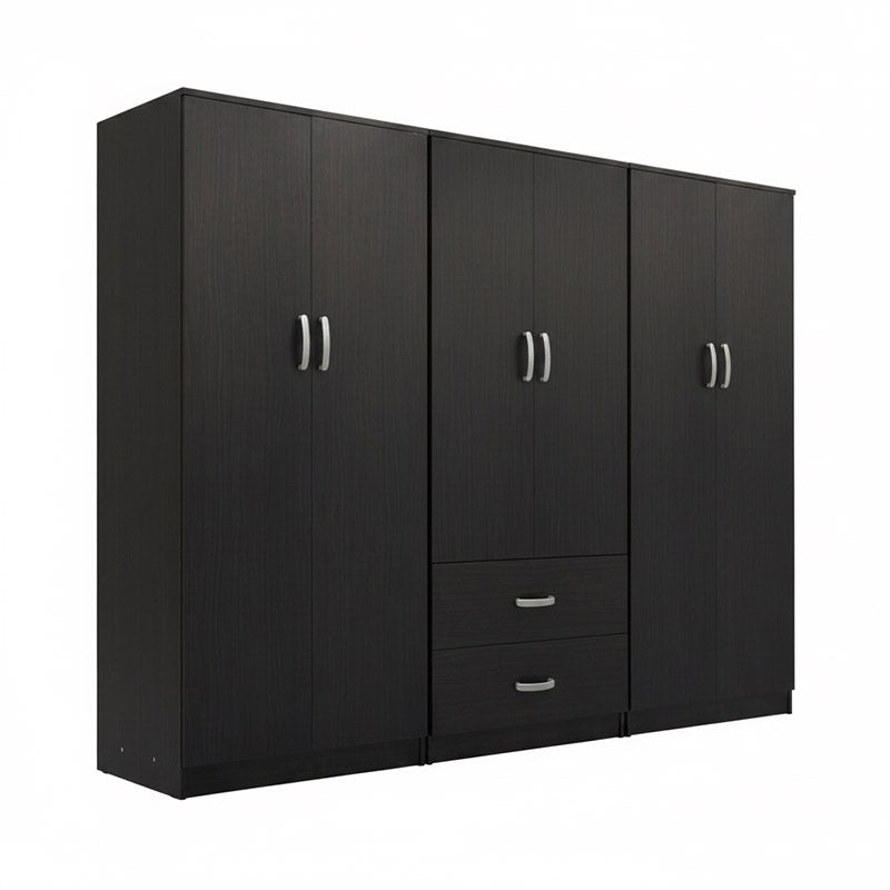 Ντουλάπα εξάφυλλη Athos Ι wenge 240x42x180εκ