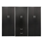 Ντουλάπα εξάφυλλη Athos Ι wenge 240x42x180εκ