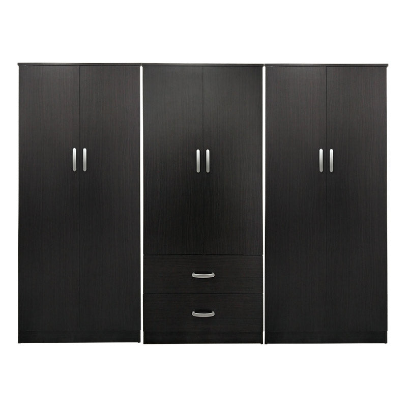 Ντουλάπα εξάφυλλη Athos Ι wenge 240x42x180εκ