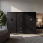 Ντουλάπα εξάφυλλη Athos Ι wenge 240x42x180εκ