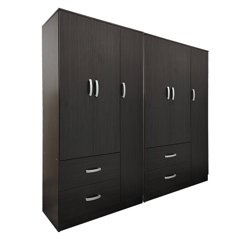 Ντουλάπα εξάφυλλη Athos wenge 180x42x180εκ