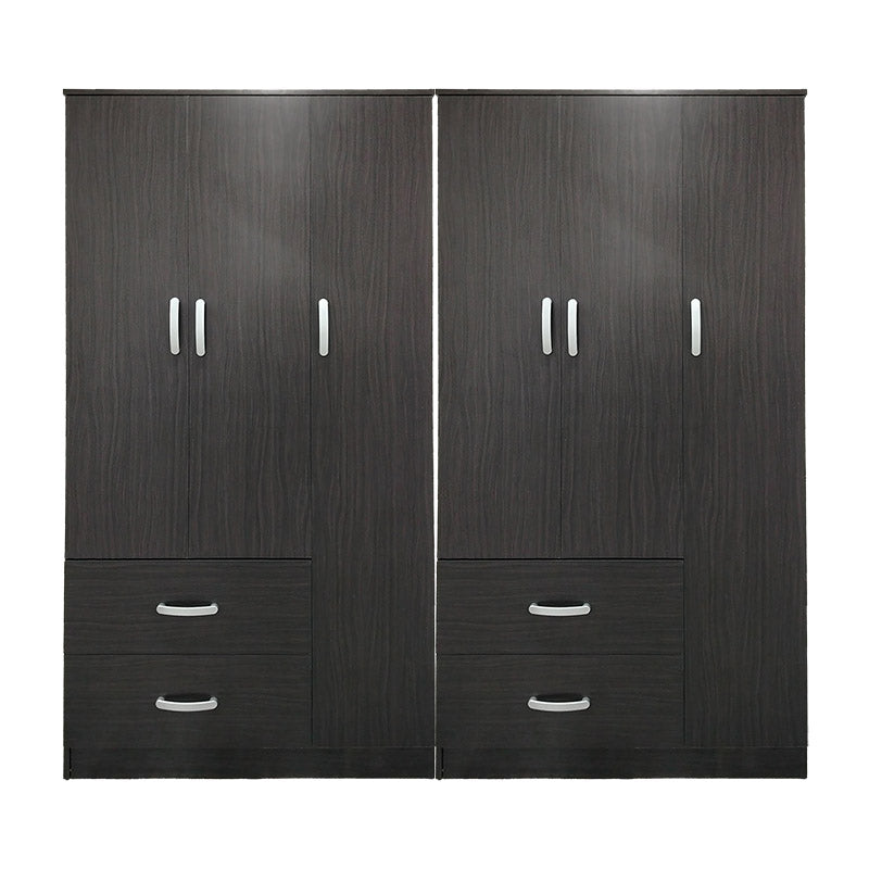 Ντουλάπα εξάφυλλη Athos wenge 180x42x180εκ