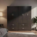 Ντουλάπα πεντάφυλλη Athos wenge 170x42x180εκ