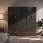 Ντουλάπα πεντάφυλλη Athos wenge 170x42x180εκ