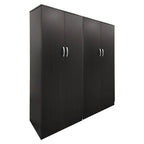 Ντουλάπα τετράφυλλη Athos Ι wenge 160x42x180εκ