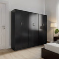Ντουλάπα εξάφυλλη Athos wenge 240x42x180εκ