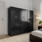 Ντουλάπα εξάφυλλη Athos wenge 240x42x180εκ