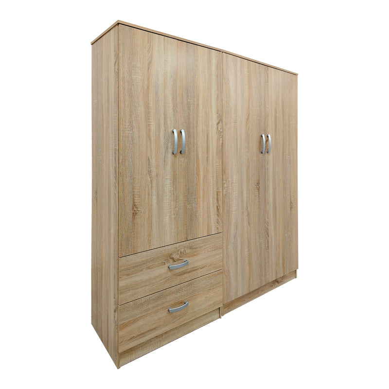 Ντουλάπα τετράφυλλη Athos sonoma 160x42x180εκ