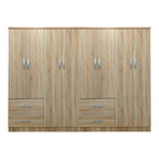 Ντουλάπα οχτάφυλλη Athos sonoma 241x42x181εκ