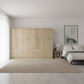 Ντουλάπα οχτάφυλλη Athos sonoma 241x42x181εκ