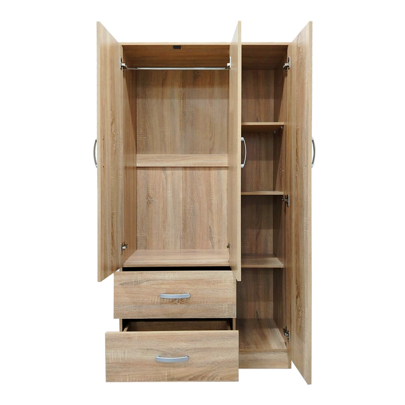 Ντουλάπα πεντάφυλλη Athos I sonoma 170x42x180εκ