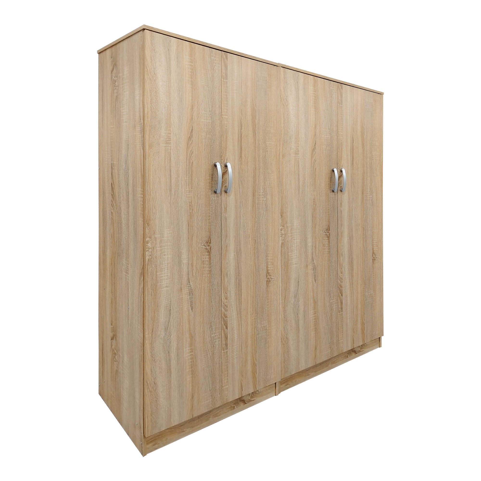 Ντουλάπα τετράφυλλη Athos Ι sonoma 160x42x180εκ