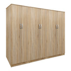 Ντουλάπα εξάφυλλη Athos ΙΙ sonoma 240x42x180εκ