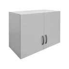 Ντουλάπα πεντάφυλλη με πατάρι Athos I λευκή 170x42x240εκ