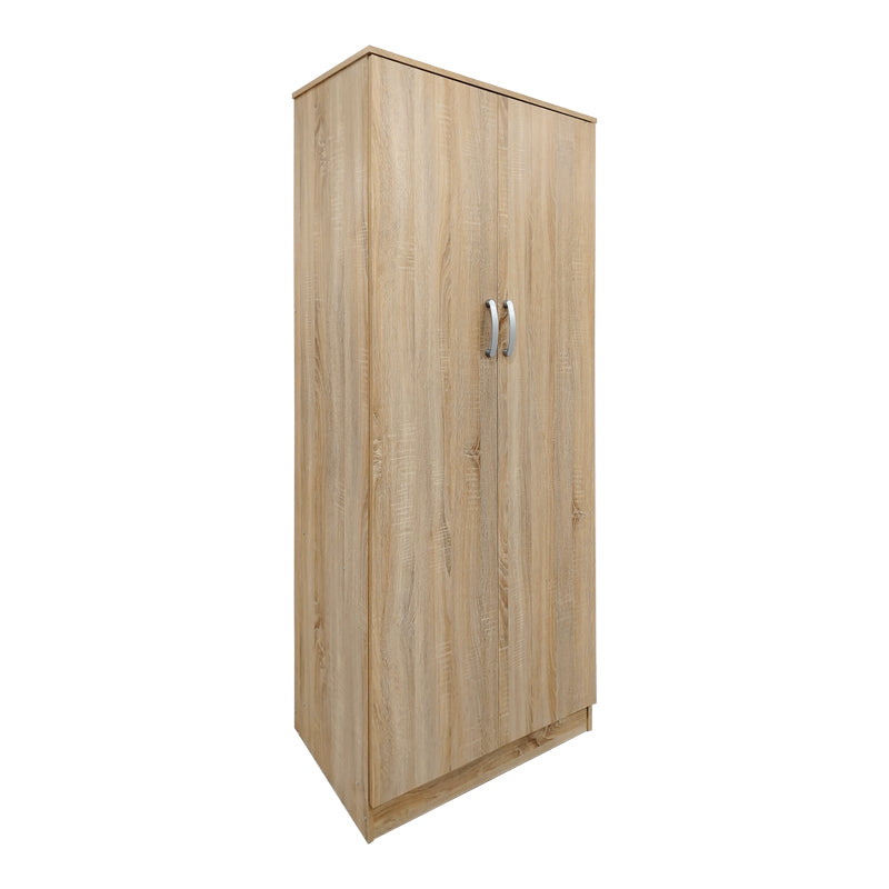 Ντουλάπα εξάφυλλη με πατάρι Athos I sonoma 240x42x240εκ